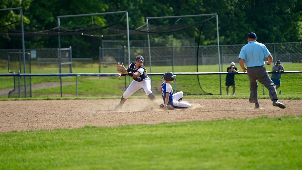 Southington softball leaves no doubt, defeats Rocky Hill 8-1 to advance to CCC Championship