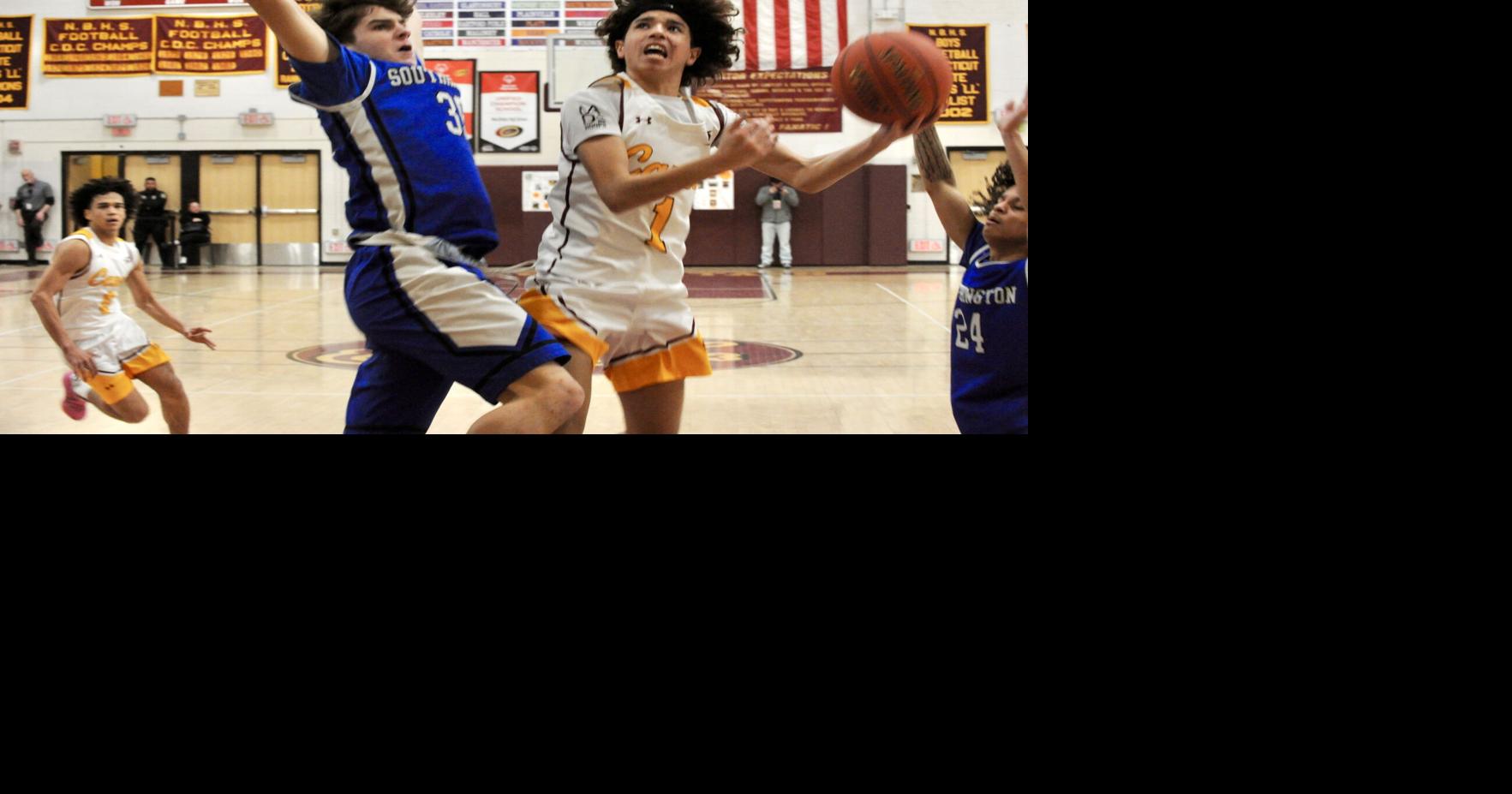 Maclean’s late 3s help New Britain hold off Southington for seventh win in a row