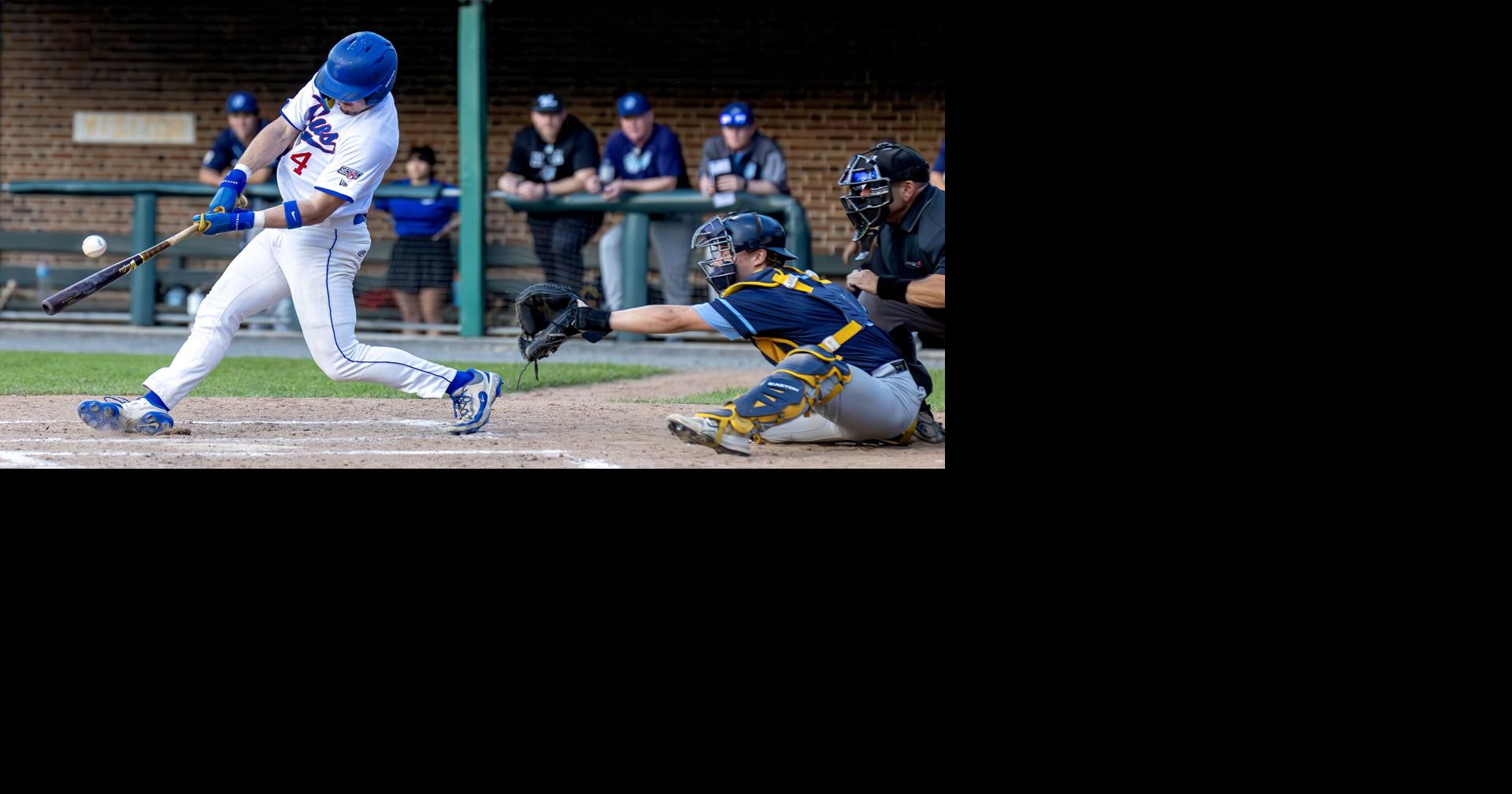 Ducatelli's go-ahead single in 6th inning helps lift Blues past Vermont, 6-5