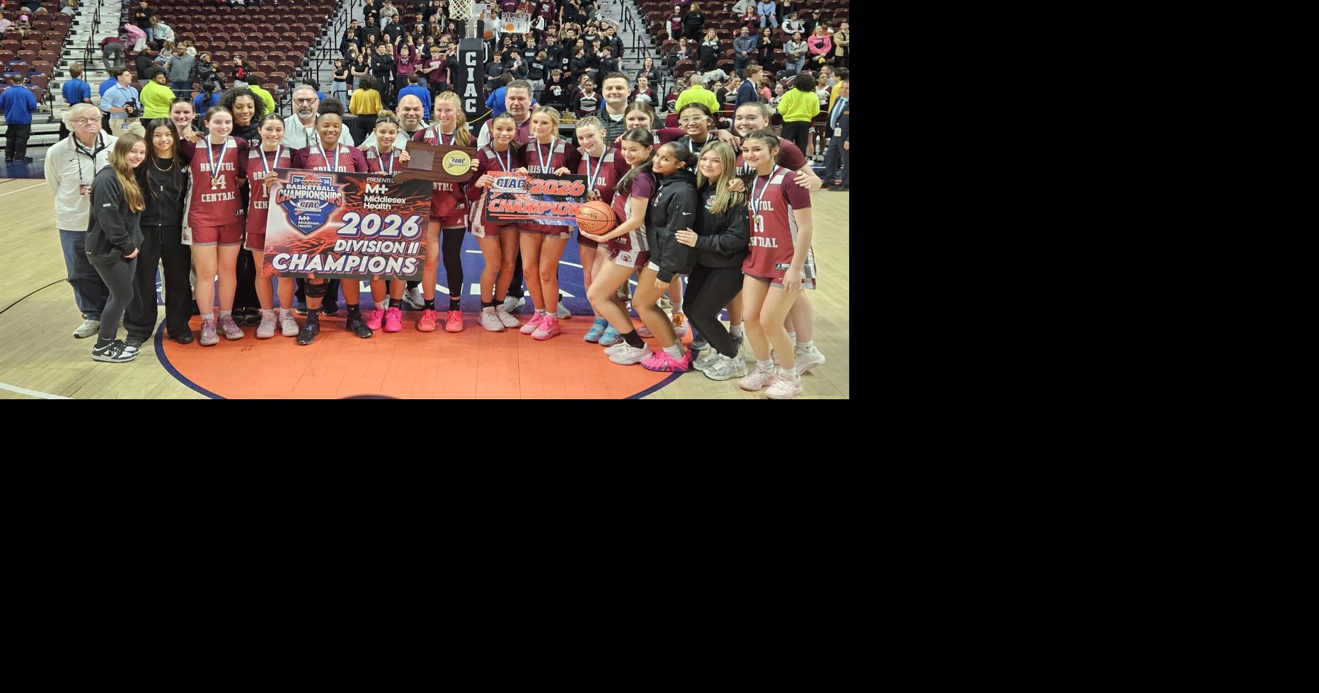 Champs! Bristol Central girls capture first state title in program history in epic fashion, 58-52 in OT