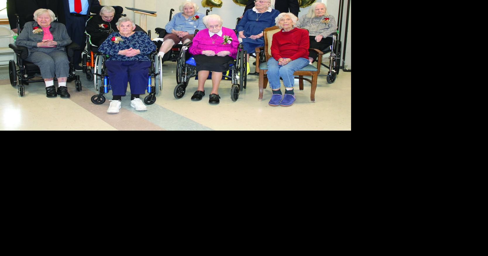 Eight residents at St. Joseph’s center celebrate 100th birthdays