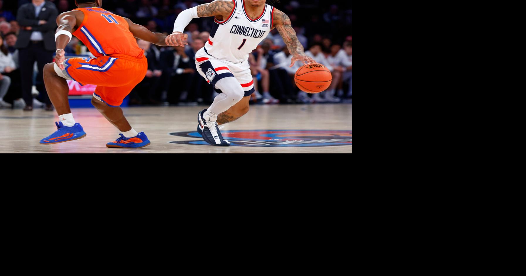 No. 5 UConn stays hot, holds off No. 18 Florida at Jimmy V Classic, 77-73