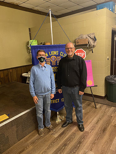 Maynard speaks to Bryan Lions