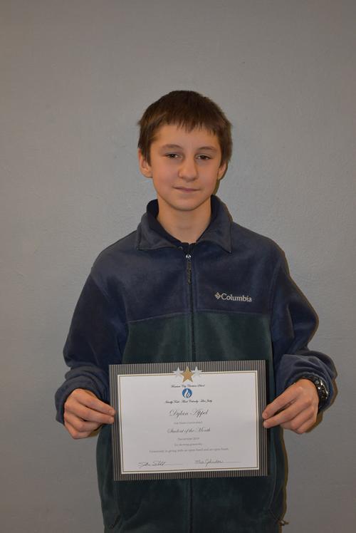 Fountain City recognizes its students of the month