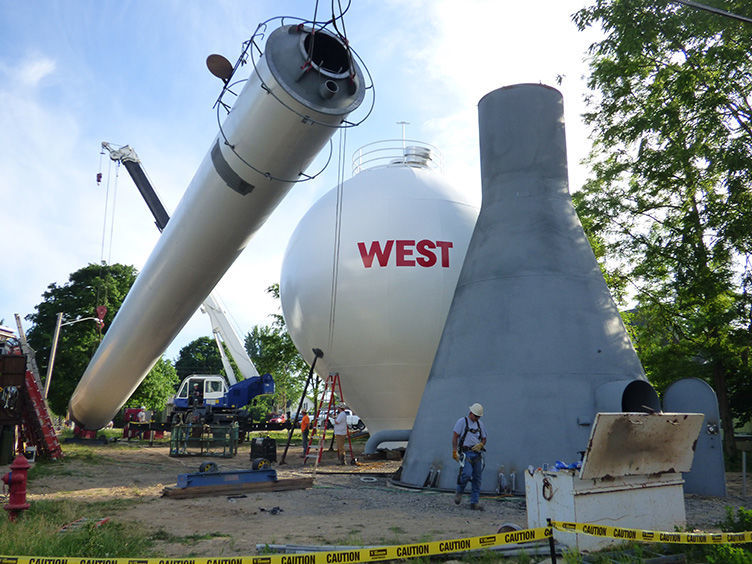 New water tower raised in West Unity Local News
