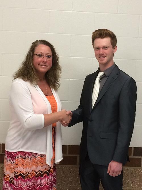 Stryker recognizes two students