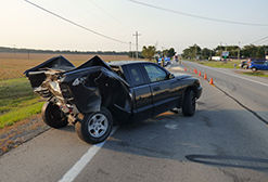 One injured in rear-end accident
