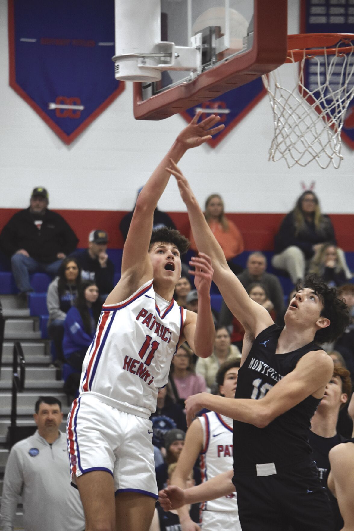 Patrick Henry's Defense Stymies Montpelier Boys Basketball In Division ...