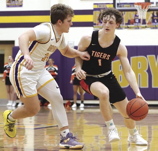 Beyond arc shooting helps shorthanded Liberty Center give Bryan boys basketball loss Bryan