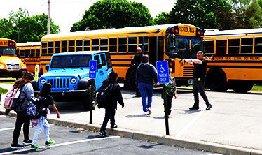 Students evacuated during drill