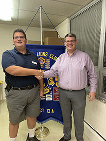Lions hear about Christkindl market