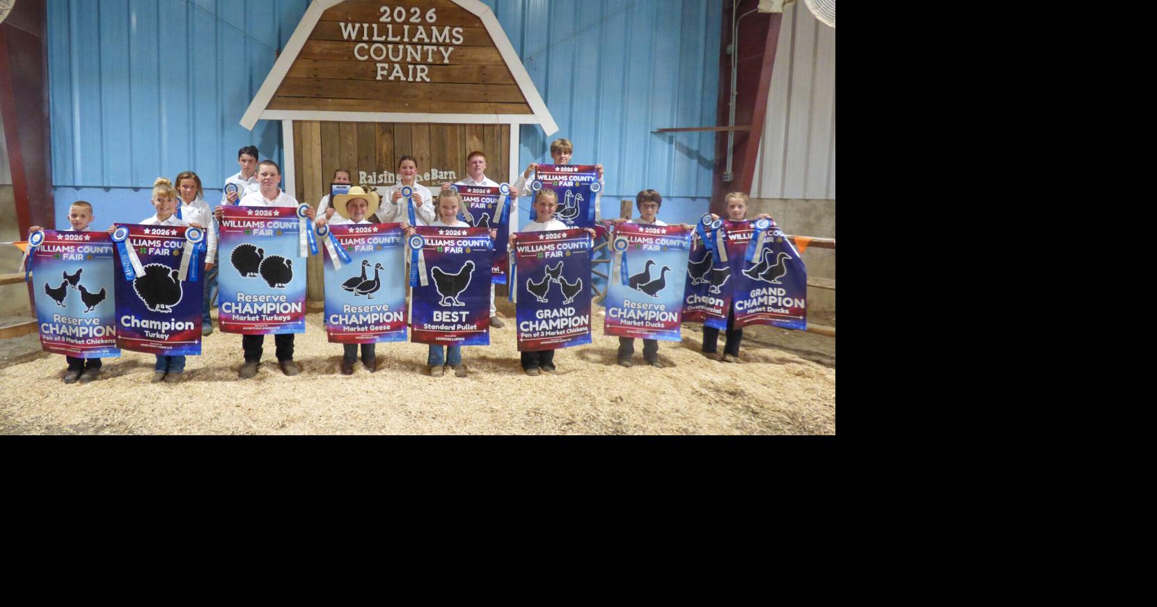 Junior Fair poultry show winners