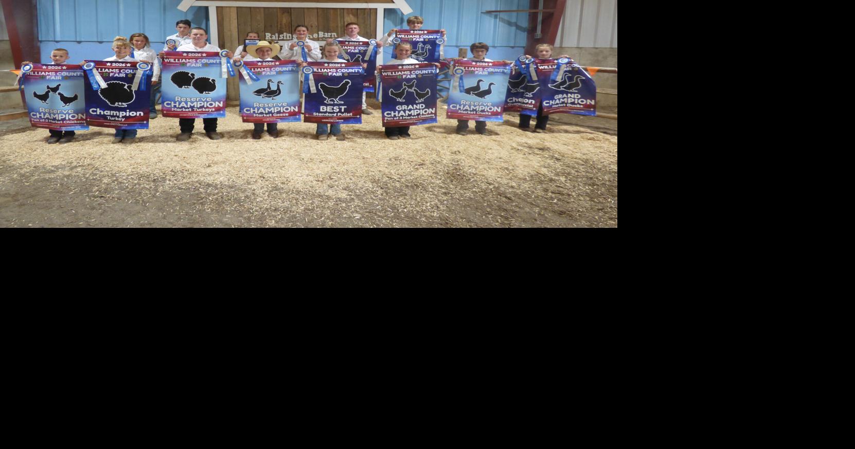 Junior Fair poultry show winners
