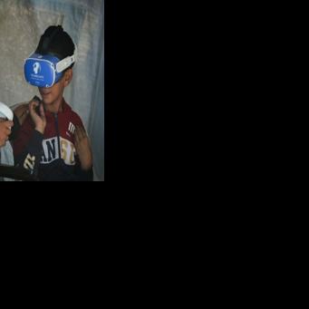 VR headsets take war-scarred children to world away from Gaza
