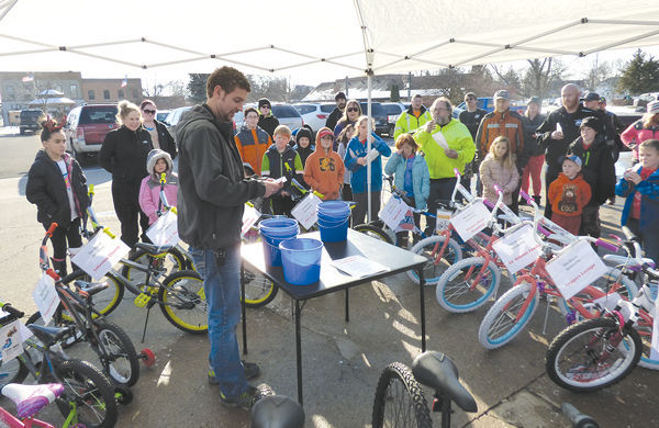 Hometown Hardware gives away 16 bicycles Local News bryantimes