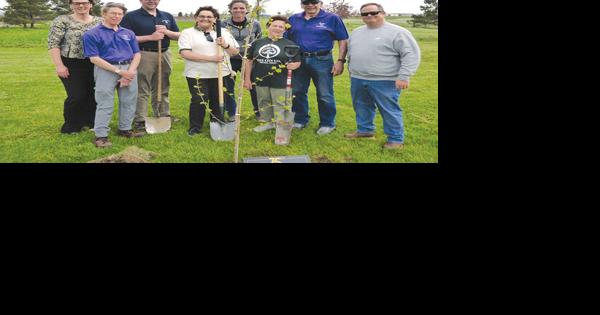 ODNR plants tree at retention pond - Vimarsana News