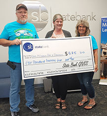 State Bank makes donation to McLaughlin Ride to Remember
