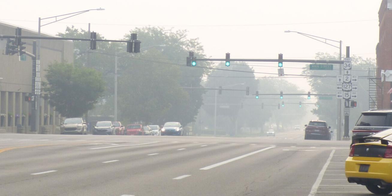 Warm front expected to push smoke out
