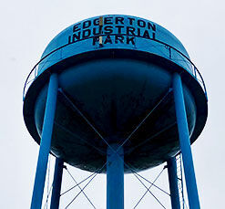 Progress made on Edgerton water tower project