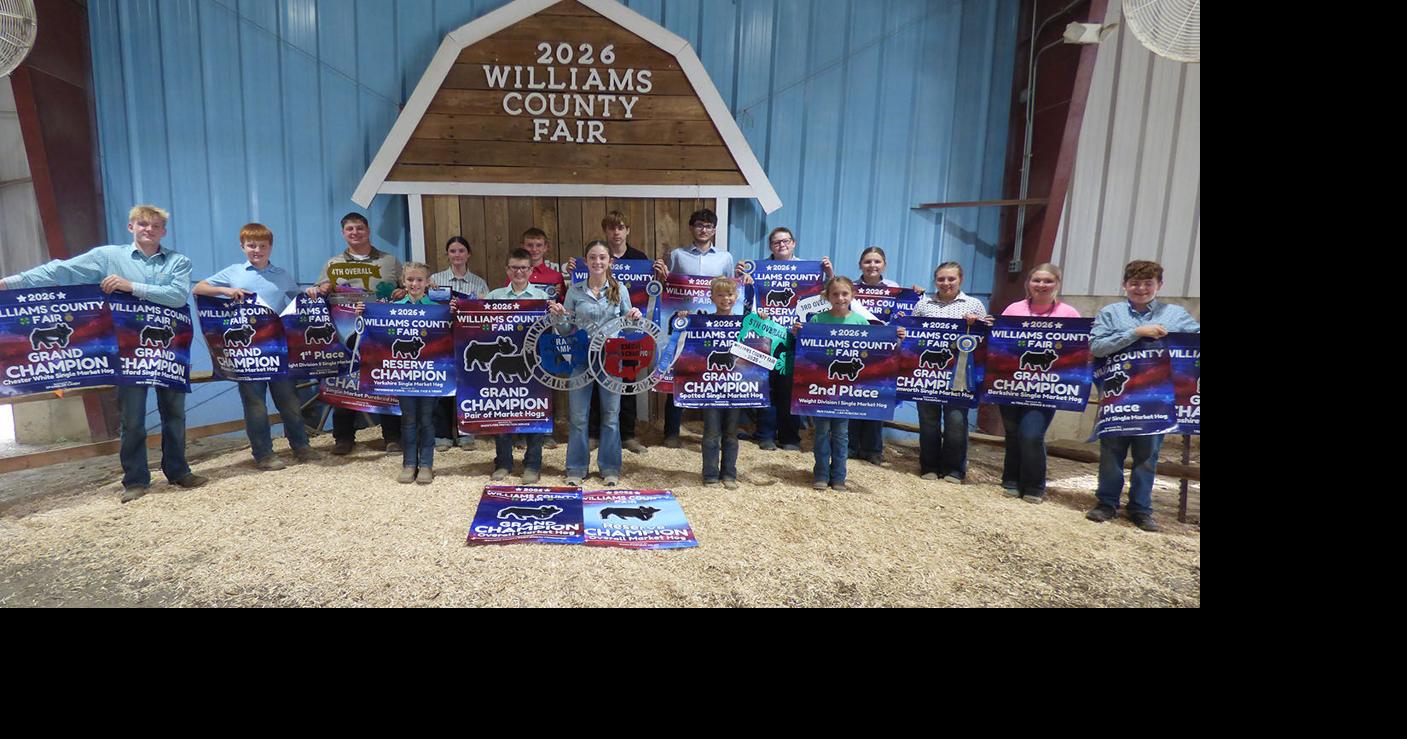 Junior Fair swine show winners
