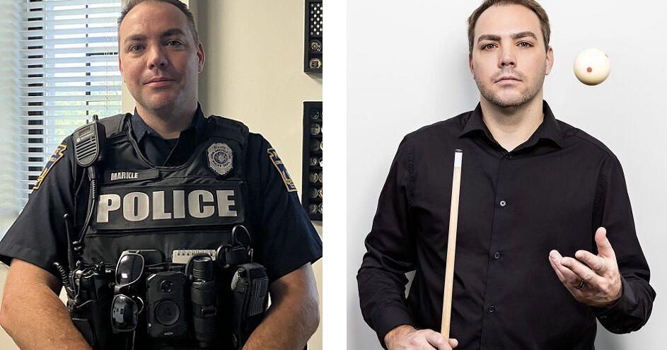 Lower Makefield's trick-shot cop patrols both town and table