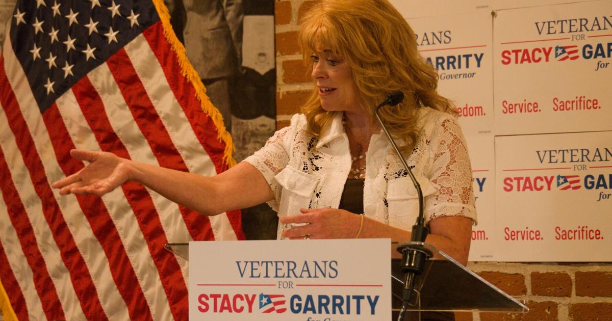 At Warrington rally, Stacy Garrity outlines how she'd support veterans as governor