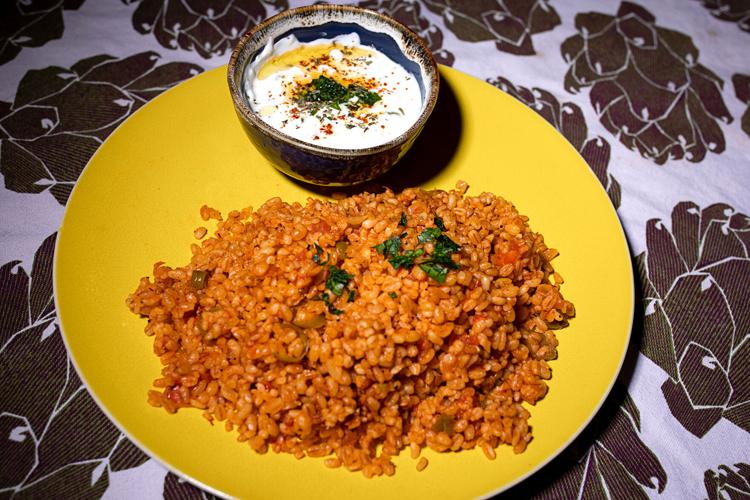 Mine Dosluoglu’s bulgur wheat pilaf “tastes like home”