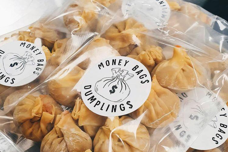 The farmers market queen Moneybags Dumplings