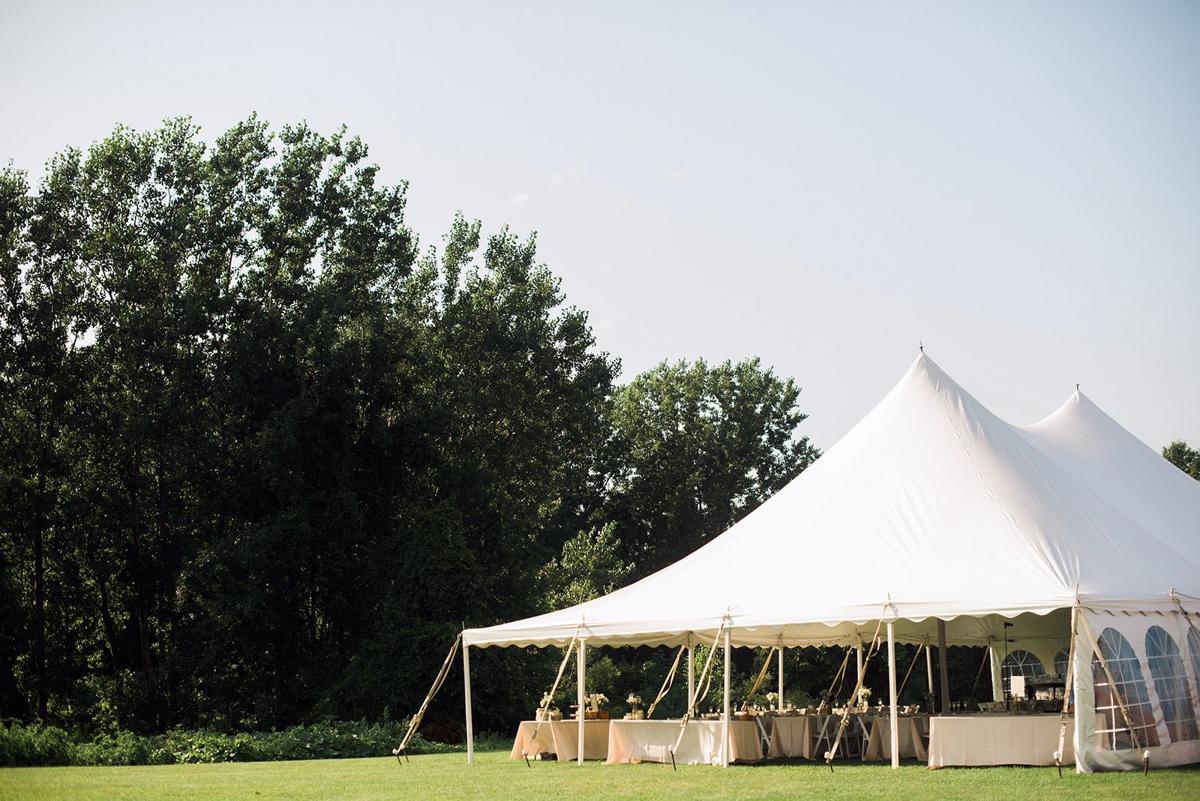 Alix & Scott's elegant farm affair in Medina