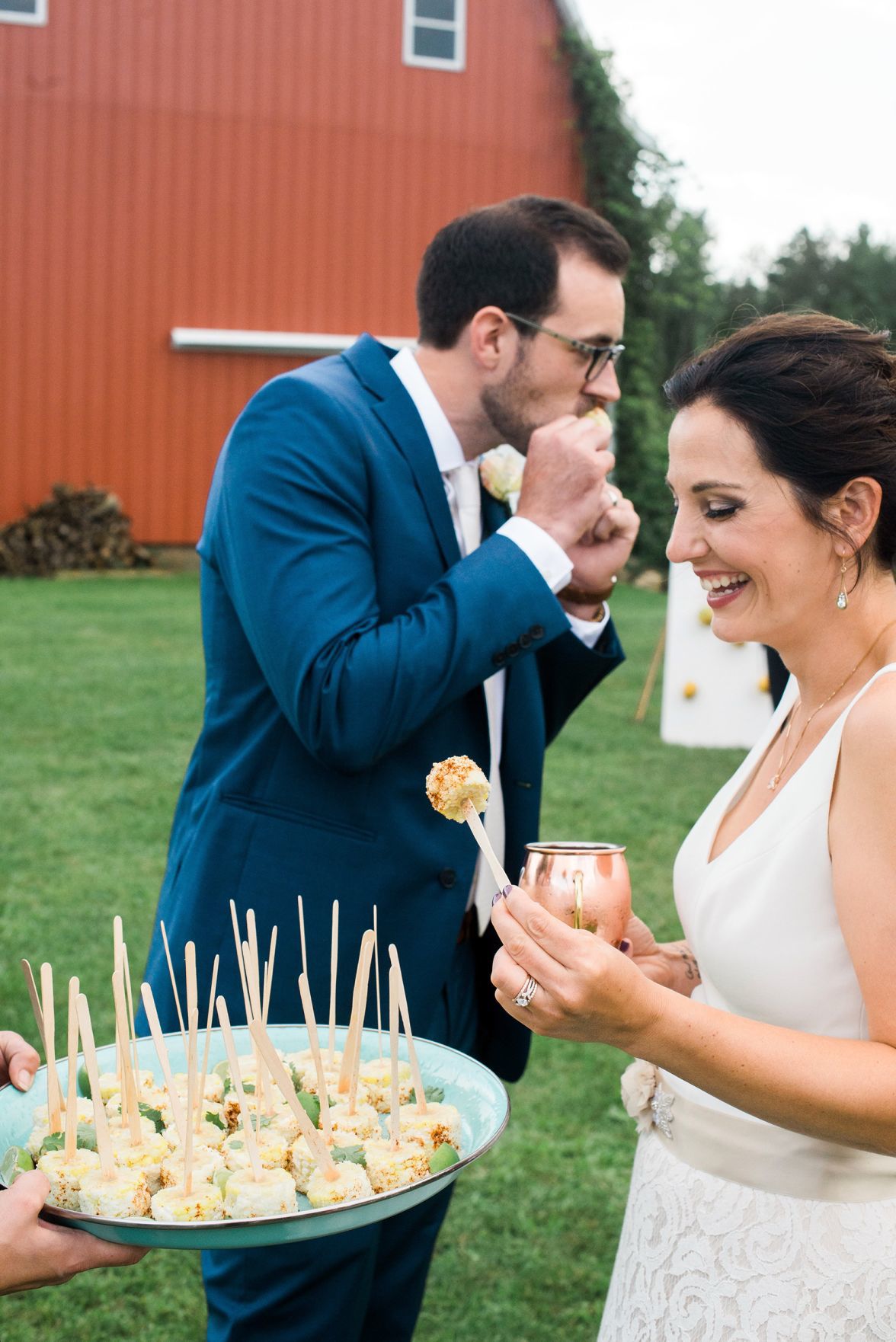 Alix & Scott's elegant farm affair in Medina