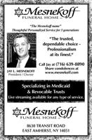 Mesnekoff Big Display Ad