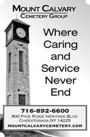 MOUNT CALVARY CEMETERY-COPING ACCT