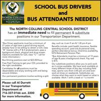 Employment - Bus Drivers - April/May 2024