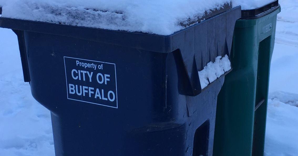 Garbage pickup moved back one day in Buffalo
