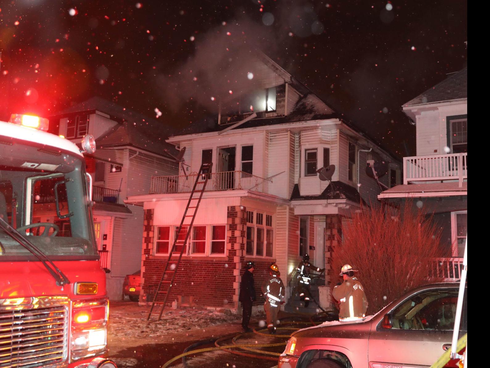 Two Firefighters Remain Hospitalized After East Side Fire Local News Buffalonews Com