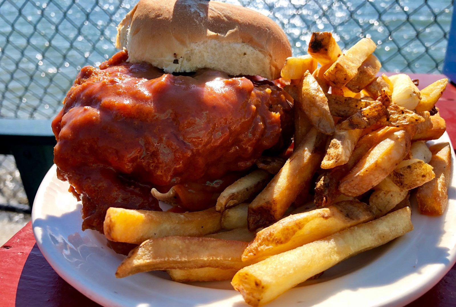 Hoaks gargantuan Buffalo chicken sandwich celebrates 30 years