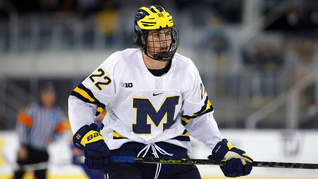 Michigan's Owen Power, a potential No. 1 draft pick, 'leaning' toward  return to Wolverines