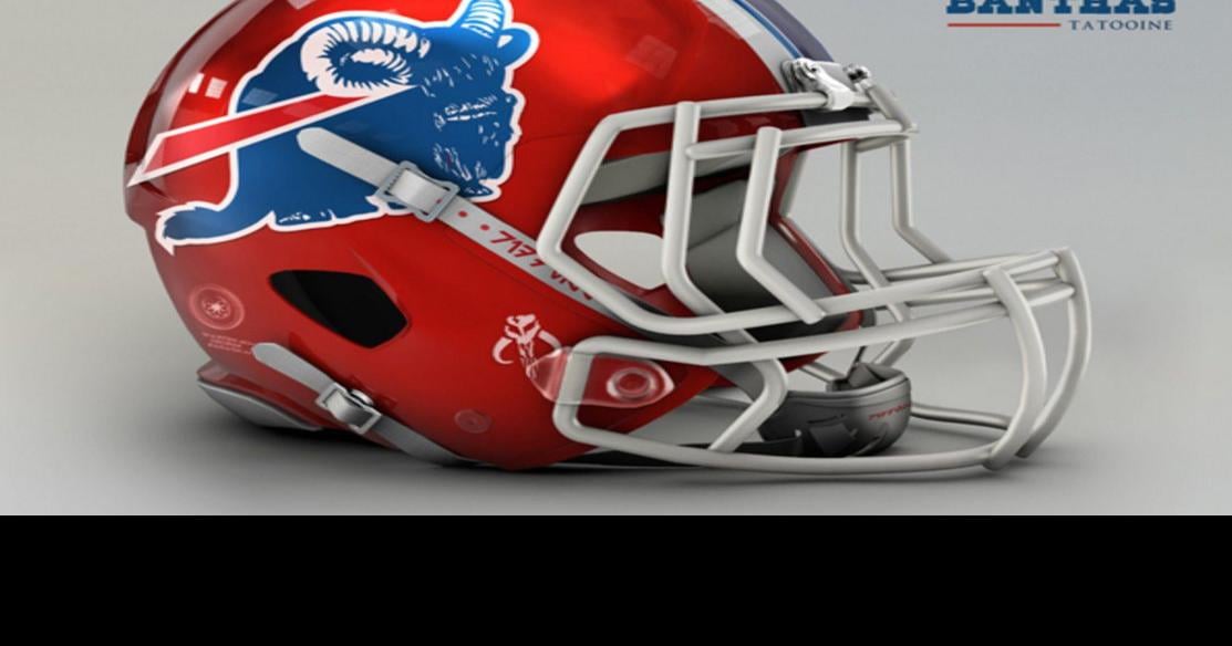 Helmets hit with a lightsaber: Buffalo Bills become Tatooine Banthas