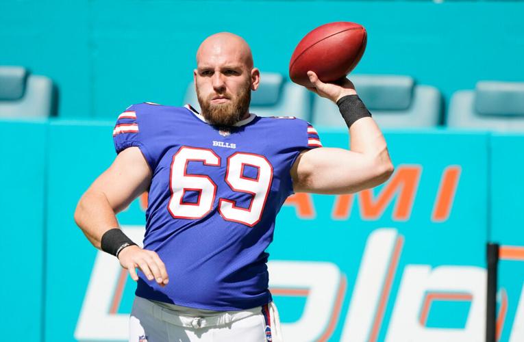 Buffalo Bills' Reid Ferguson embraces Grills Mafia