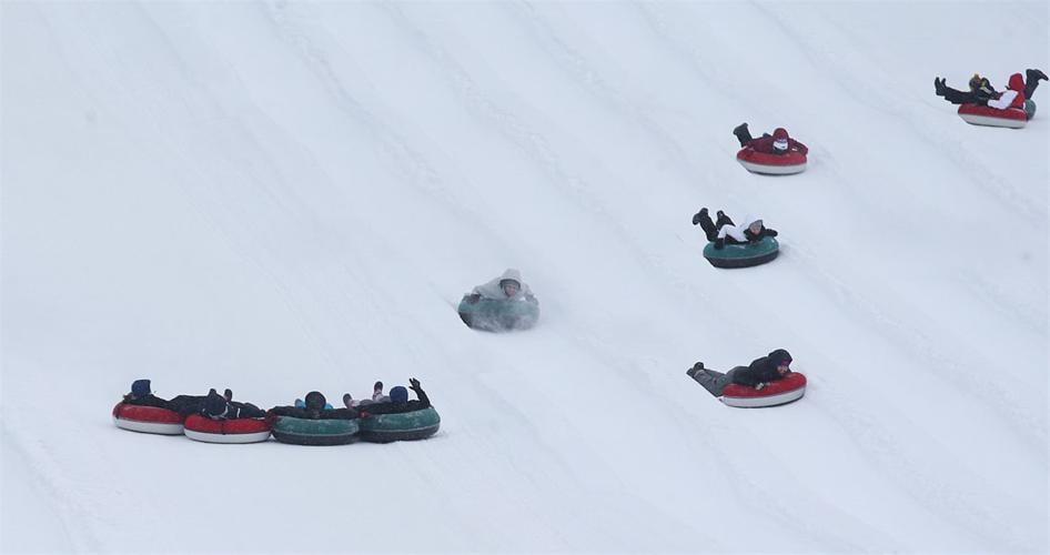 Retro fun The joys of going downhill on a snow tube