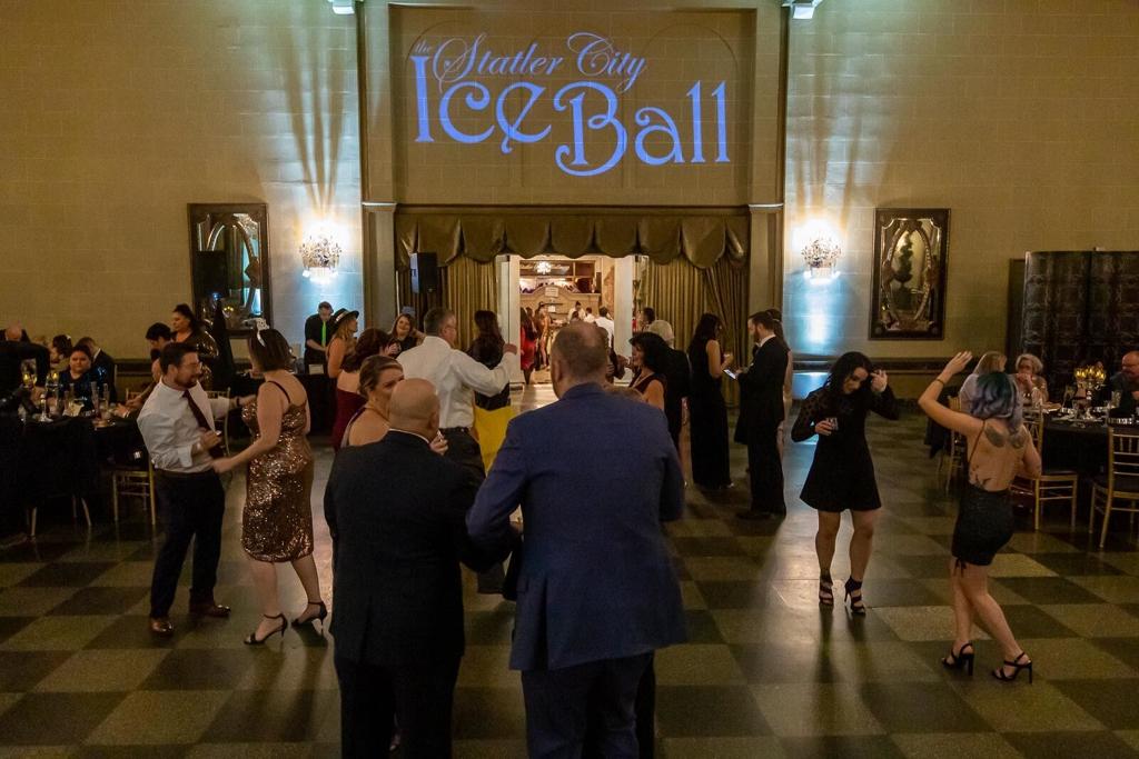 Smiles at Statler City Ice Ball on New Year's Eve ...