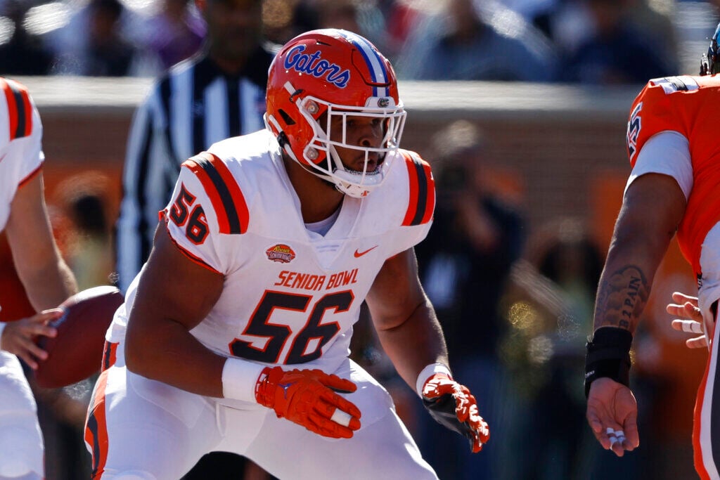 Buffalo Bills take Florida offensive guard O'Cyrus Torrence with pick no. 59  in the 2nd round 