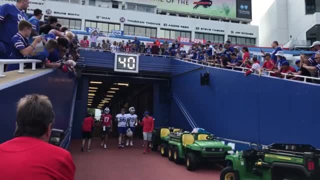 Josh Allen Entrance Video Under the Lights at Highmark Stadium