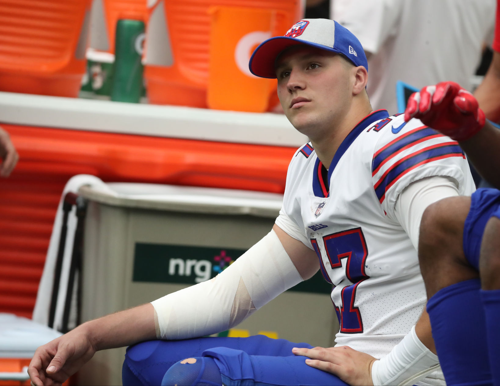 Jim Kubiak: Josh Allen looking too much 