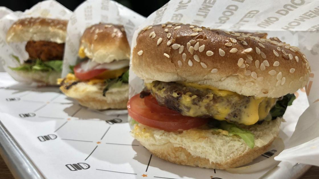 Falafel Burger Sweet Potato Fries Shine At New Burgerim On Hertel