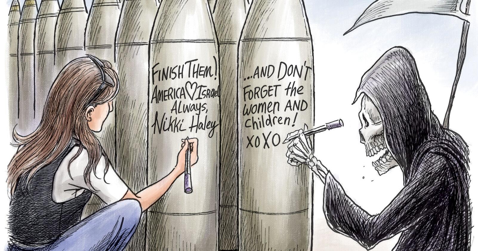 Adam Zyglis: Nikki Haley - Vimarsana News