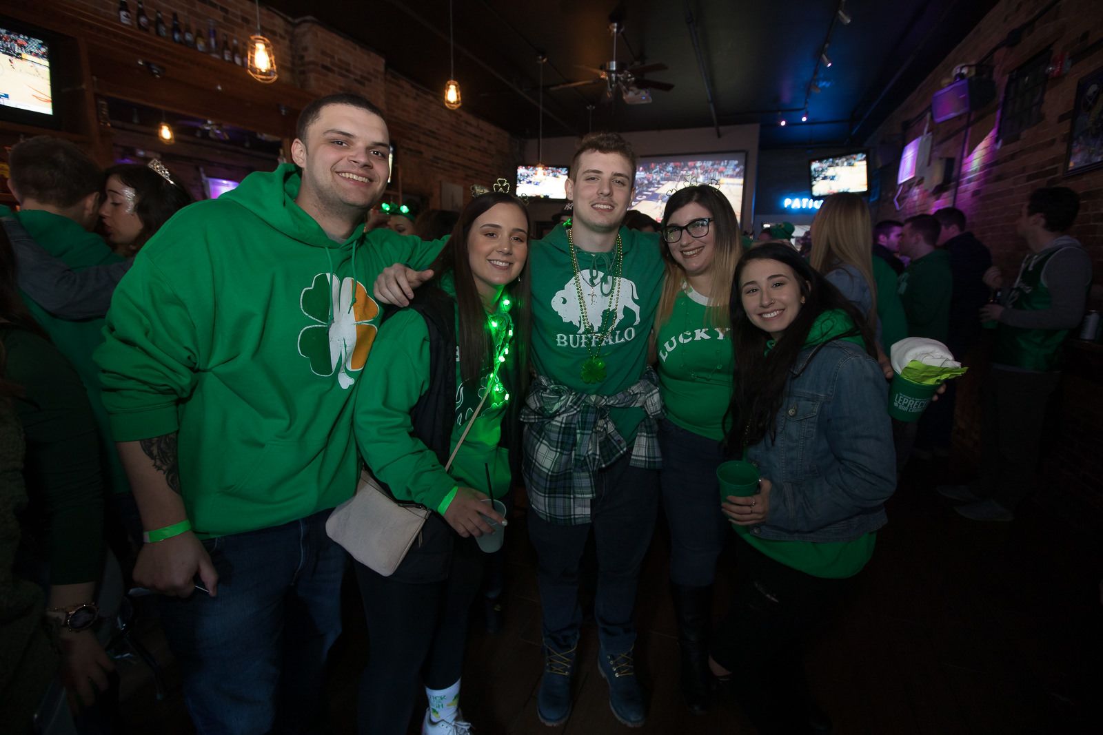 Smiles at LepreCon Bar Crawl on Chippewa