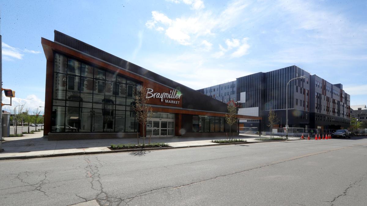 Braymiller market and Apartments at 201 Ellicott Street