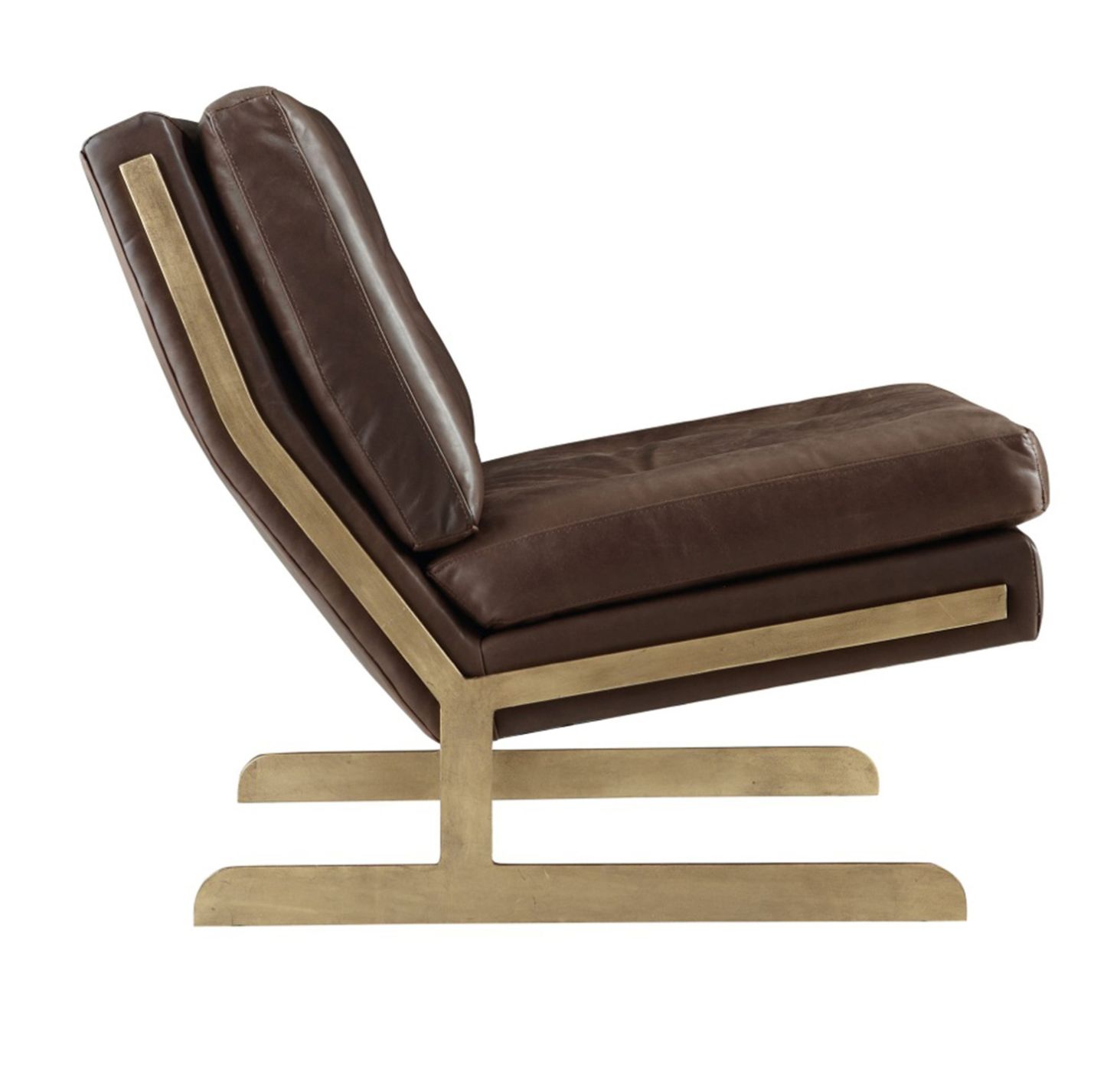 contemporary armless chair