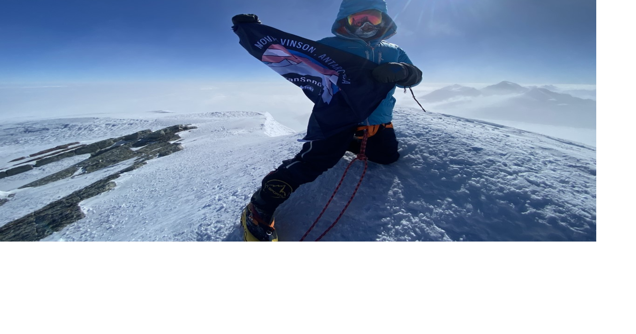 Mountaineer from Clarence scales Antarctica's highest peak